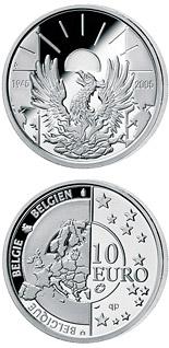 60 jaar Vrede en Vrijheid Europa 10 euro België 2005 Proof